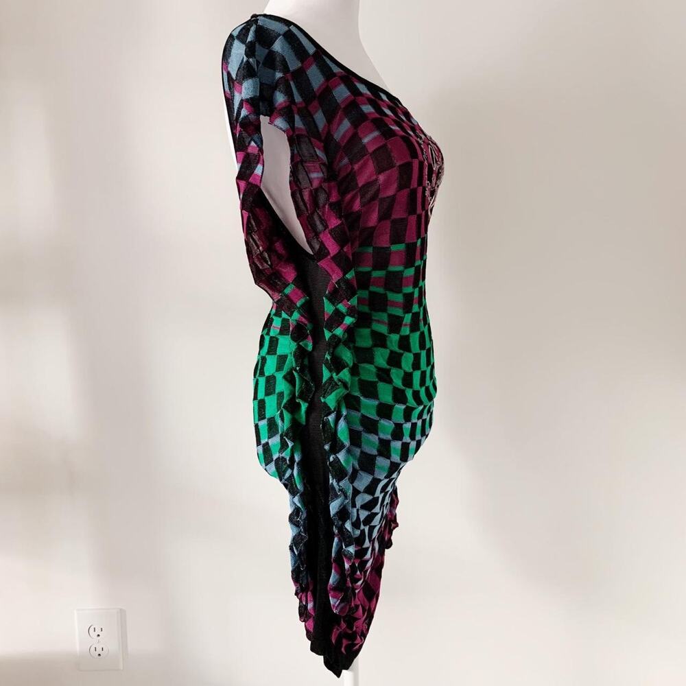 Y2K Desigual Checkered Dress S NWT - Picture 5 of 6